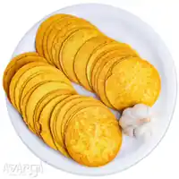 Garlic Coin Khakhra - Buy Good Quality Lasooni Coin Khakra Online at Best Price-03