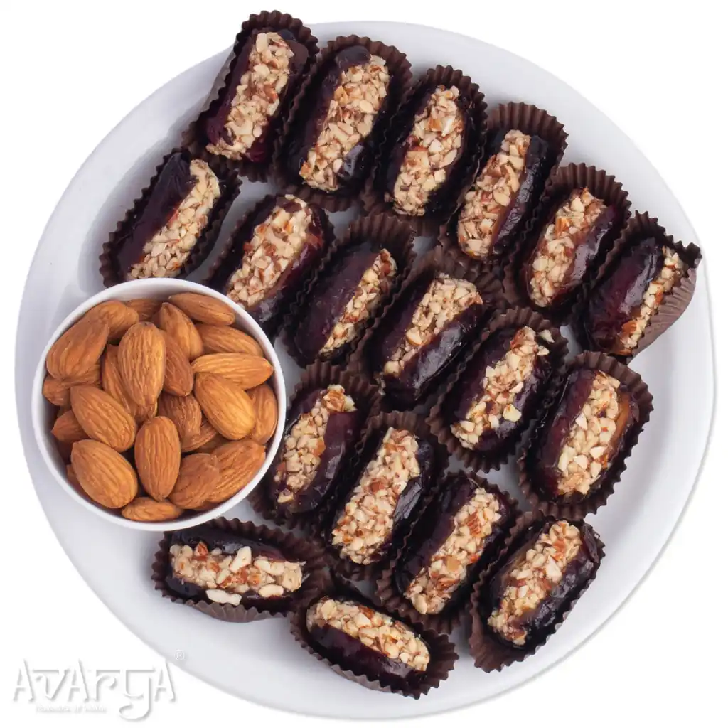 Almond Stuffed Dates - Badam Stuff Date-03