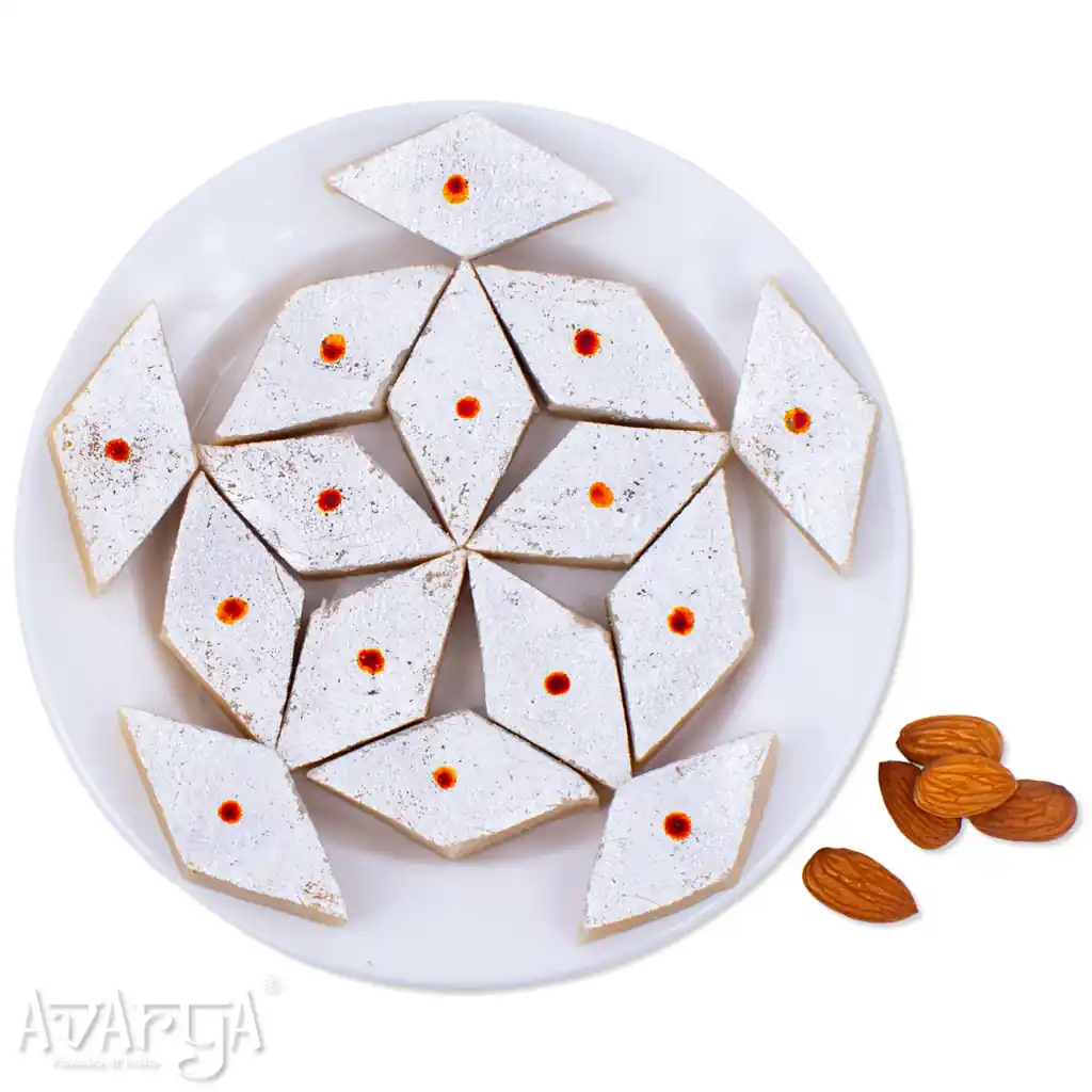 Badam Katli - Almond Katli-01