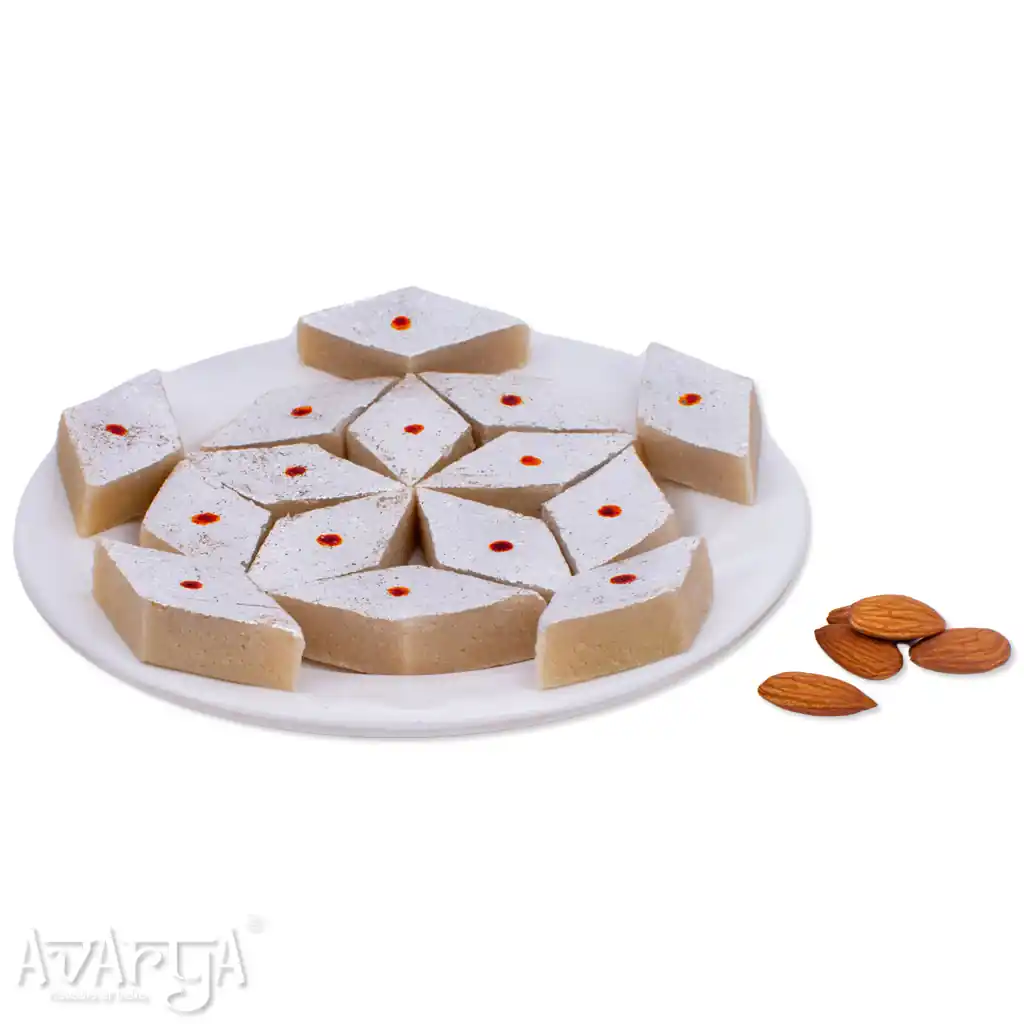 Badam Katli - Almond Katli-02