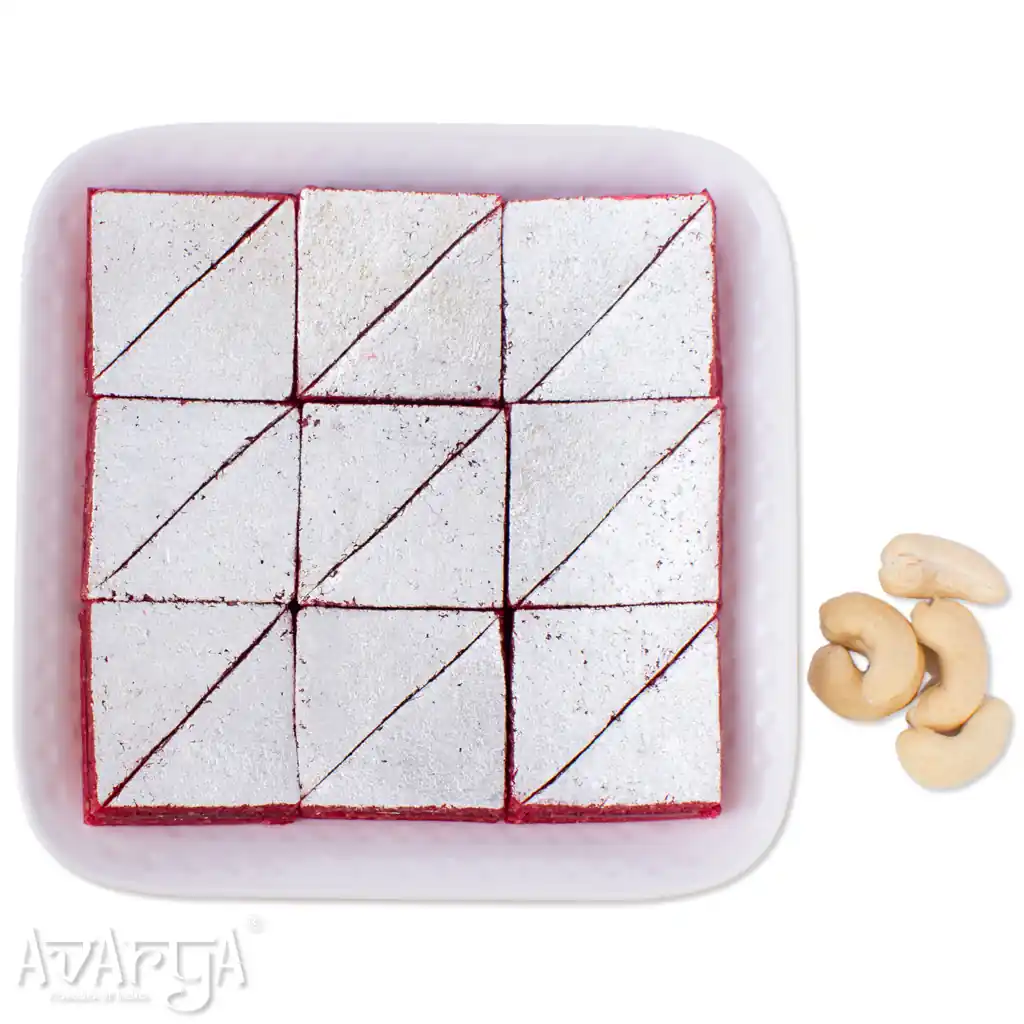 Jelly Kaju Katli - Jelly Cashew Katli Indian Sweet-02