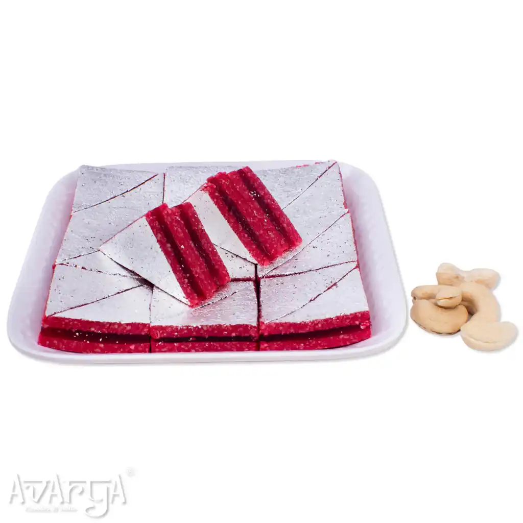 Jelly Kaju Katli - Jelly Cashew Katli Indian Sweet-03