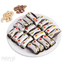 Kaju Pista Roll - Buy Excellent Quality Cashew Pistachio Roll Online at Best Price-04