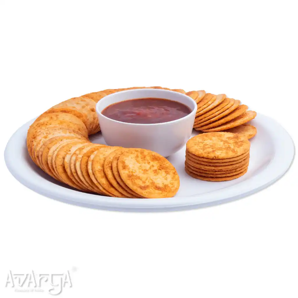 Schezwan Potato Cracker - Chinese Schezwan Aloo Crackers-01