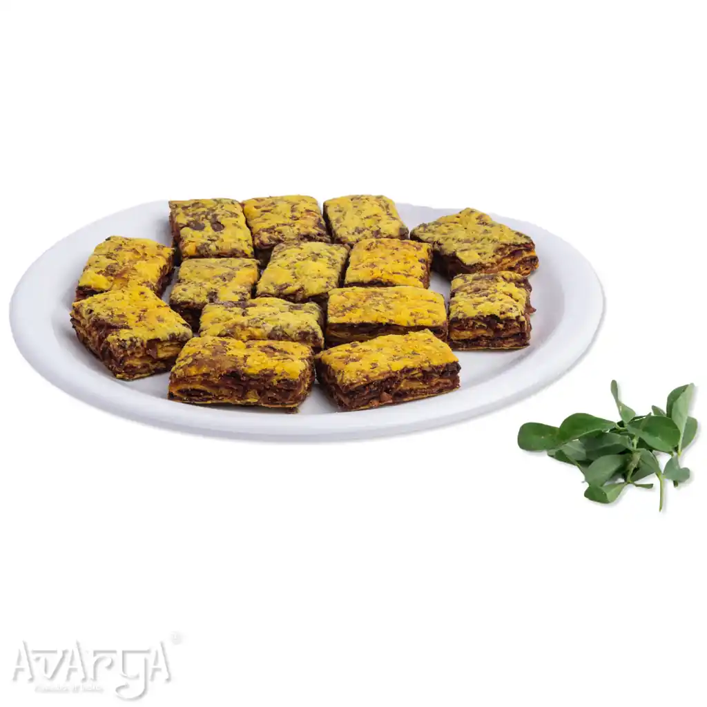 Methi Khari Bhakarwadi - Fenugreek Khari Bhakharvadi-01