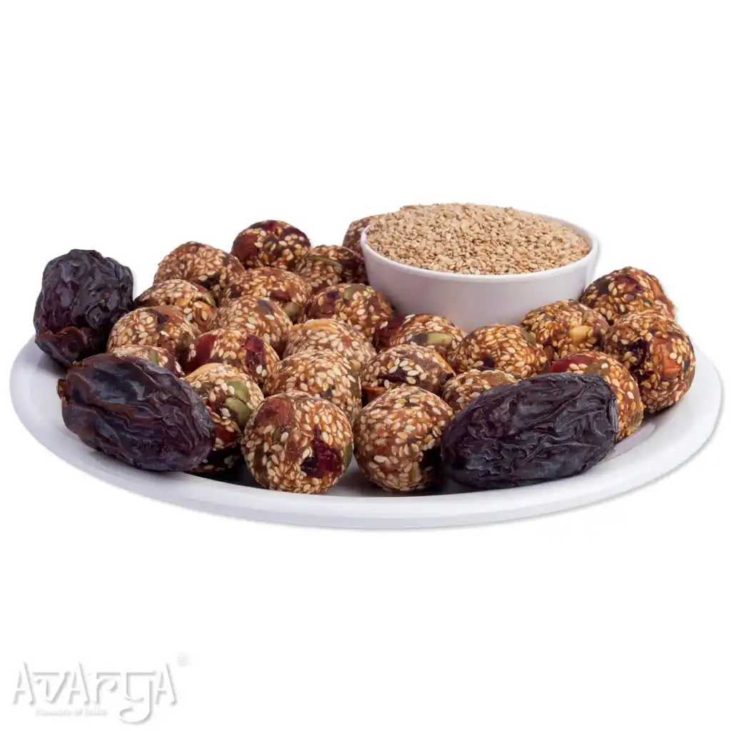 Dry Fruit Soft Til Ladoo - Dryfruit Soft Sesame Laddu-01