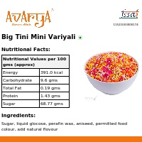 Ingredients And Nutrition Facts Of Big Tini Mini Variyali Mukhwas