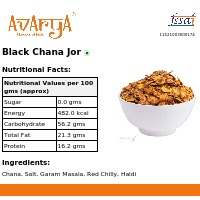 Ingredients And Nutrition Facts Of Black Chana Jor Namkeen