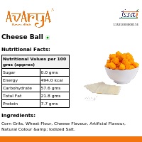Ingredients And Nutrition Facts Of Cheese Ball Namkeen