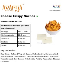Ingredients And Nutrition Facts Of Cheese Crispy Nachos Namkeen