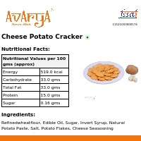 Ingredients And Nutrition Facts Of Cheese Potato Cracker Health Food