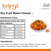 Ingredients And Nutrition Facts Of Dry Fruit Makai Chiwda Namkeen