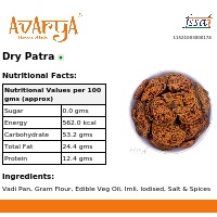 Ingredients And Nutrition Facts Of Dry Patra Namkeen