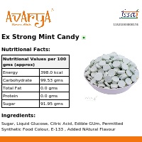 Ingredients And Nutrition Facts Of Ex Strong Mint Candy Mukhwas