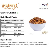 Ingredients And Nutrition Facts Of Garlic Chana Namkeen