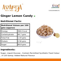 Ingredients And Nutrition Facts Of Ginger Lemon Candy Mukhwas