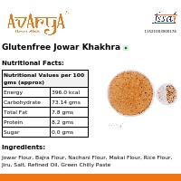 Ingredients And Nutrition Facts Of Glutenfree Jowar Khakhra Health Food