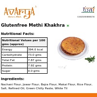 Ingredients And Nutrition Facts Of Glutenfree Methi Khakhra Health Food