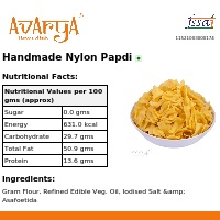 Ingredients And Nutrition Facts Of Handmade Nylon Papdi Namkeen