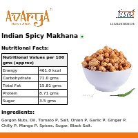 Ingredients And Nutrition Facts Of Indian Spicy Makhana Health Food
