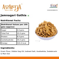 Ingredients And Nutrition Facts Of Jamnagari Gathia Namkeen