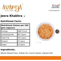 Ingredients And Nutrition Facts Of Jeera Khakhra Khakhra