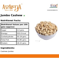 Ingredients And Nutrition Facts Of Jumbo Cashew Dryfruits