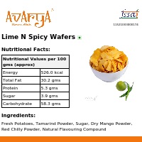 Ingredients And Nutrition Facts Of Lime N Spicy Wafers Namkeen