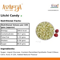 Ingredients And Nutrition Facts Of Litchi Candy Mukhwas