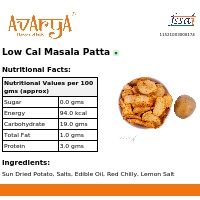 Ingredients And Nutrition Facts Of Low Cal Masala Patta Health Food