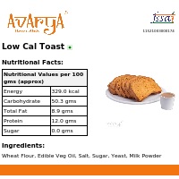 Ingredients And Nutrition Facts Of Low Cal Toast Bakery