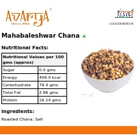 Ingredients And Nutrition Facts Of Mahabaleshwar Chana Namkeen
