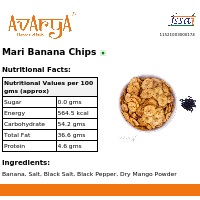 Ingredients And Nutrition Facts Of Mari Banana Chips Namkeen