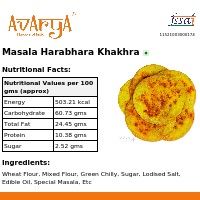 Ingredients And Nutrition Facts Of Masala Harabhara Khakhra Khakhra