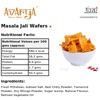 Ingredients And Nutrition Facts Of Masala Jali Wafers Namkeen