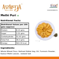 Ingredients And Nutrition Facts Of Methi Puri Namkeen