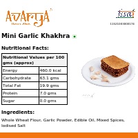 Ingredients And Nutrition Facts Of Mini Garlic Khakhra Khakhra