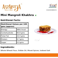 Ingredients And Nutrition Facts Of Mini Mangroli Khakhra Khakhra