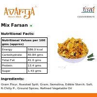 Ingredients And Nutrition Facts Of Mix Farsan Namkeen