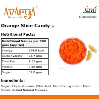 Ingredients And Nutrition Facts Of Orange Slice Candy Mukhwas