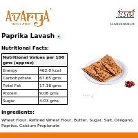 Ingredients And Nutrition Facts Of Paprika Lavash Bakery