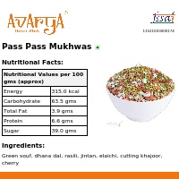 Ingredients And Nutrition Facts Of Pass Pass Mukhwas Mukhwas