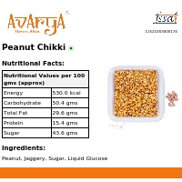 Ingredients And Nutrition Facts Of Peanut Chikki Chikki