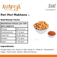 Ingredients And Nutrition Facts Of Peri Peri Makhana Health Food