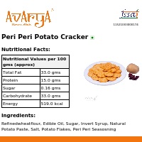 Ingredients And Nutrition Facts Of Peri Peri Potato Cracker Health Food