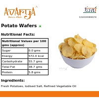 Ingredients And Nutrition Facts Of Potato Wafers Namkeen