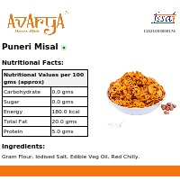 Ingredients And Nutrition Facts Of Puneri Misal Namkeen