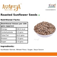 Ingredients And Nutrition Facts Of Roasted Sunflower Seeds Health Food