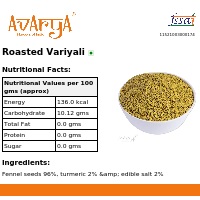 Ingredients And Nutrition Facts Of Roasted Variyali Mukhwas