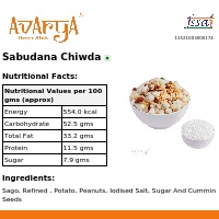 Ingredients And Nutrition Facts Of Sabudana Chiwda Namkeen